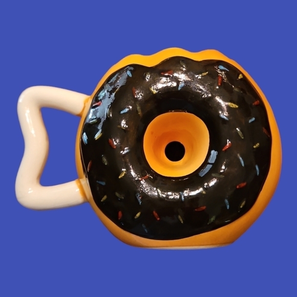 3/$30 BIGMOUTH Frosted Sprinkle Donut Shape Coffee Mug - Picture 1 of 5